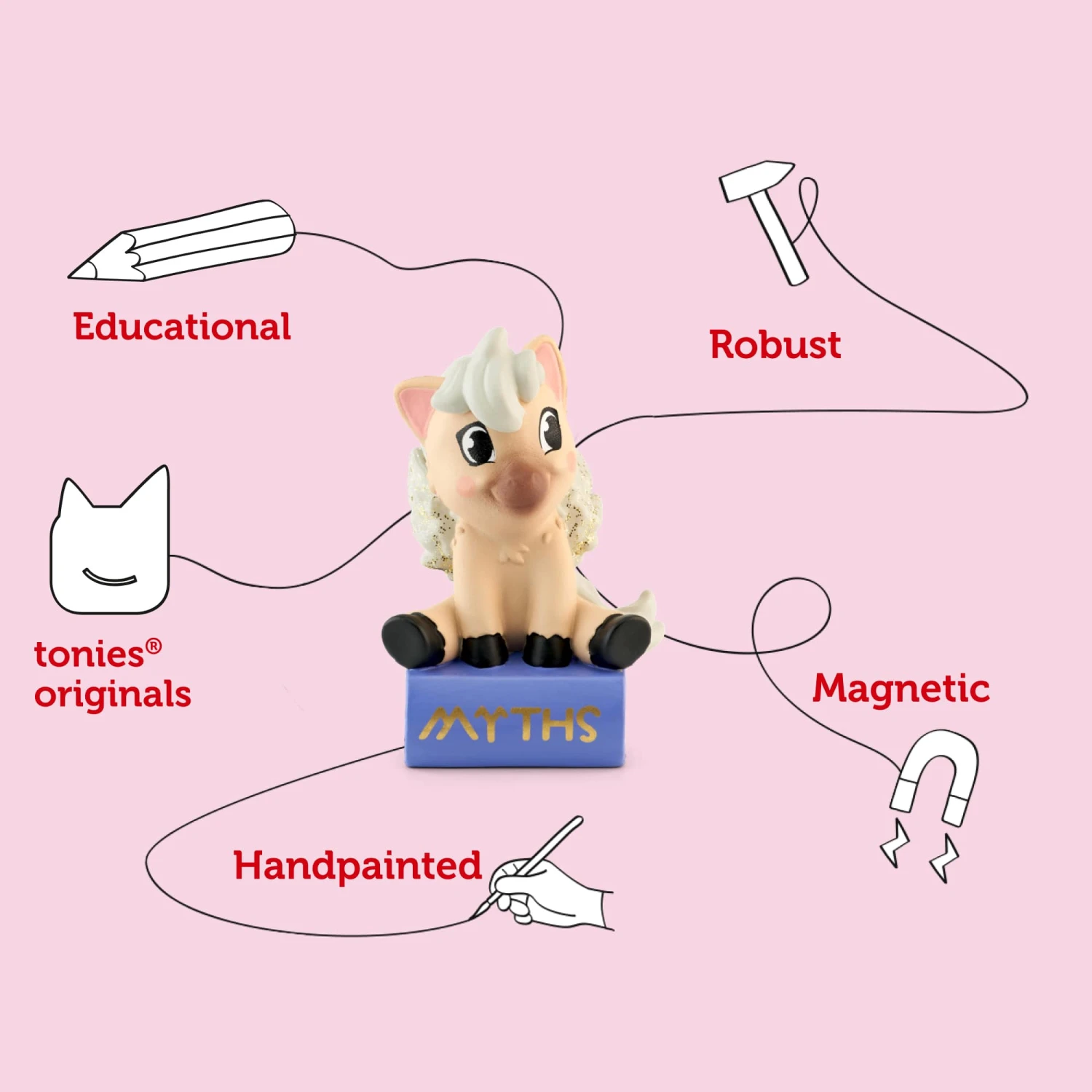 Tonies Tonies Characters – Favourite Myths Pegasus – Greek Myths 6 Tonies Tonies Characters – Favourite Myths Pegasus – Greek Myths - Image 4