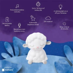 Tonies Sleepy Friends - Sleepy Sheep Night Light -Tonies tonies sleepy friends sleepy sheep night light 6 67668.1683890576